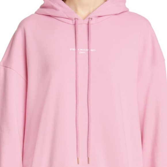 Stella McCartney Oversized Small Logo Pink… - Picture 4 of 8